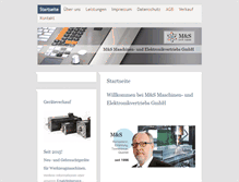 Tablet Screenshot of m-u-s.de